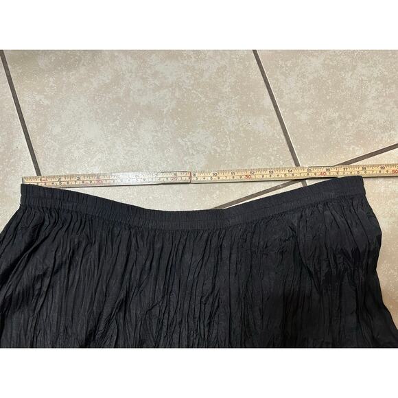Whimsigoth Romantic Velvet Lace Skirt Women XL Black Witchy Y2K Dark Fairy VTG - Picture 4 of 10